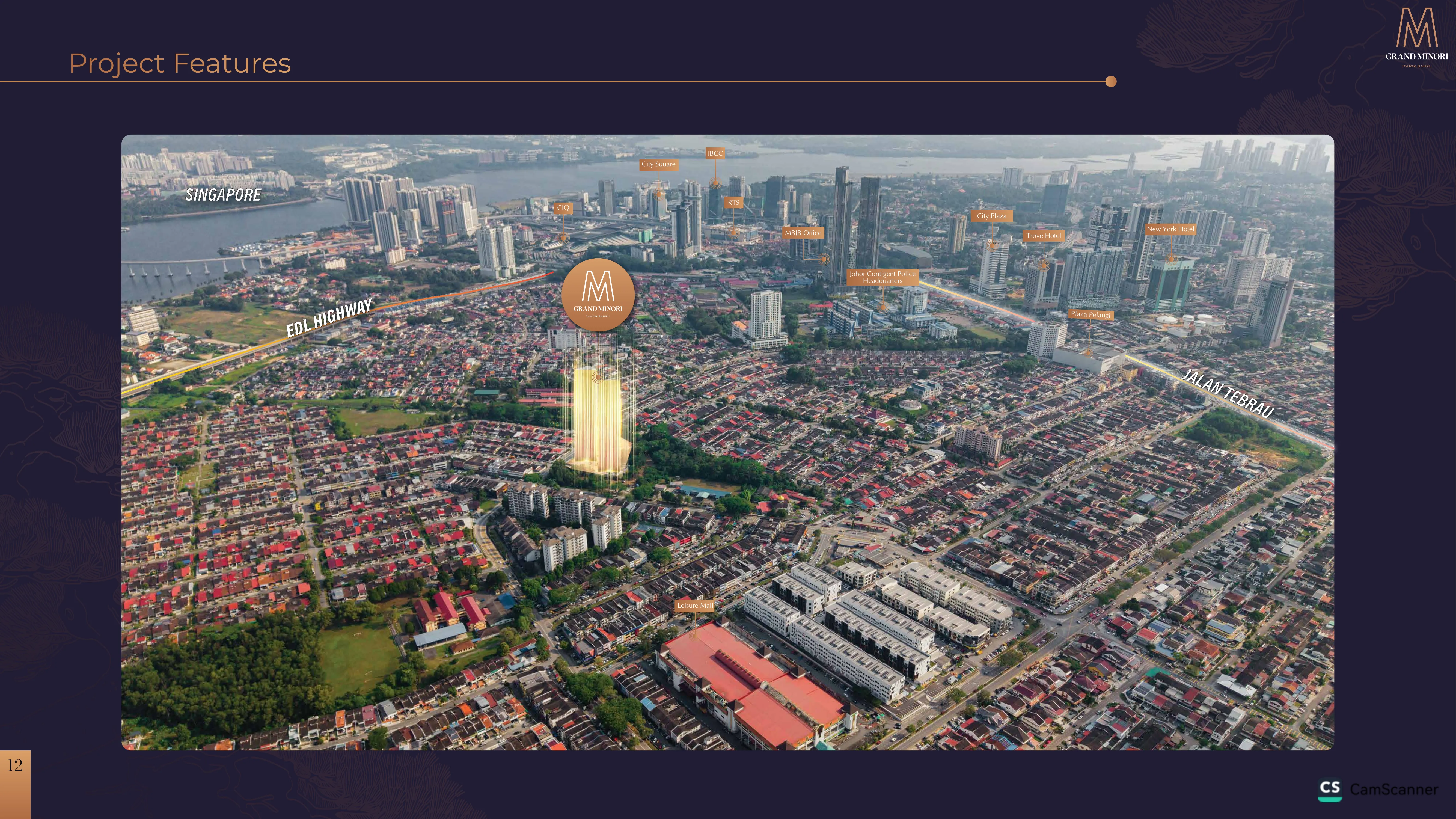 M Grand Minori Location Map